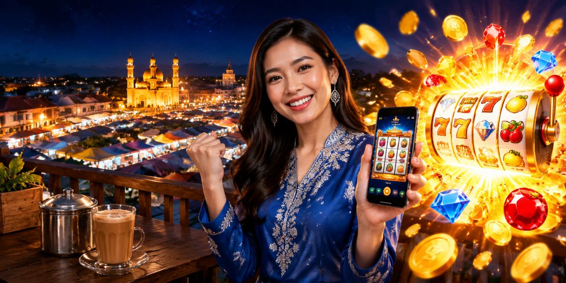 Casino slots game featuring traditional baju kurung attire from Kota Bharu
